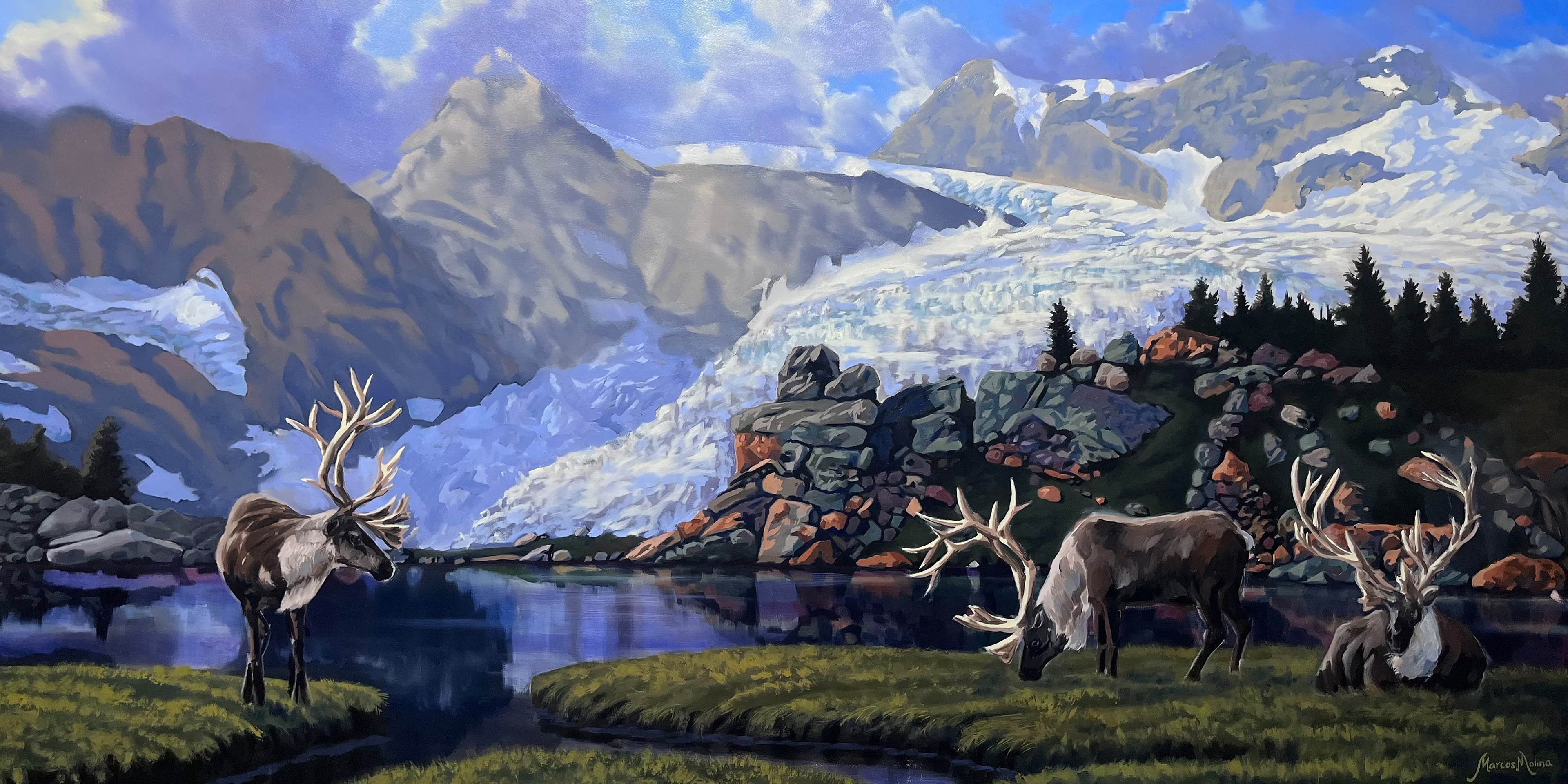 Caribou in the Cariboos